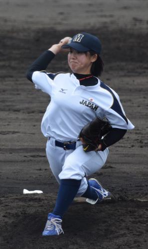 ＜前橋シニア・侍ジャパン女子代表候補＞６回から４番手で登板した吉田