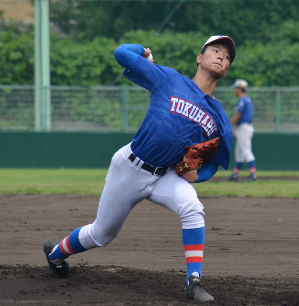 横浜との練習試合に登板した花咲徳栄の清水― スポニチ Sponichi Annex 野球