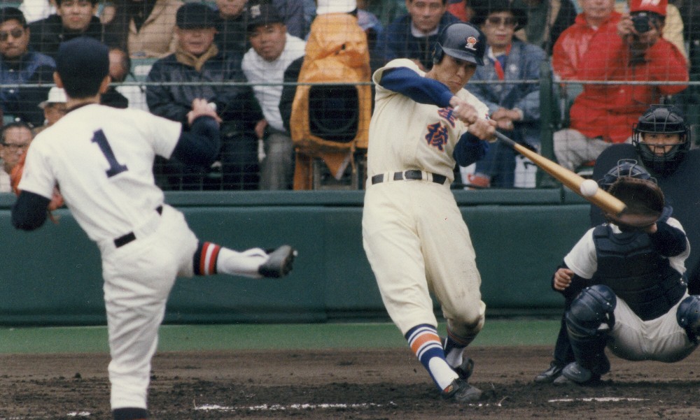ラッキーゾーンが撤去された９２年の第６４回大会、本塁打３本を記録した星稜の松井