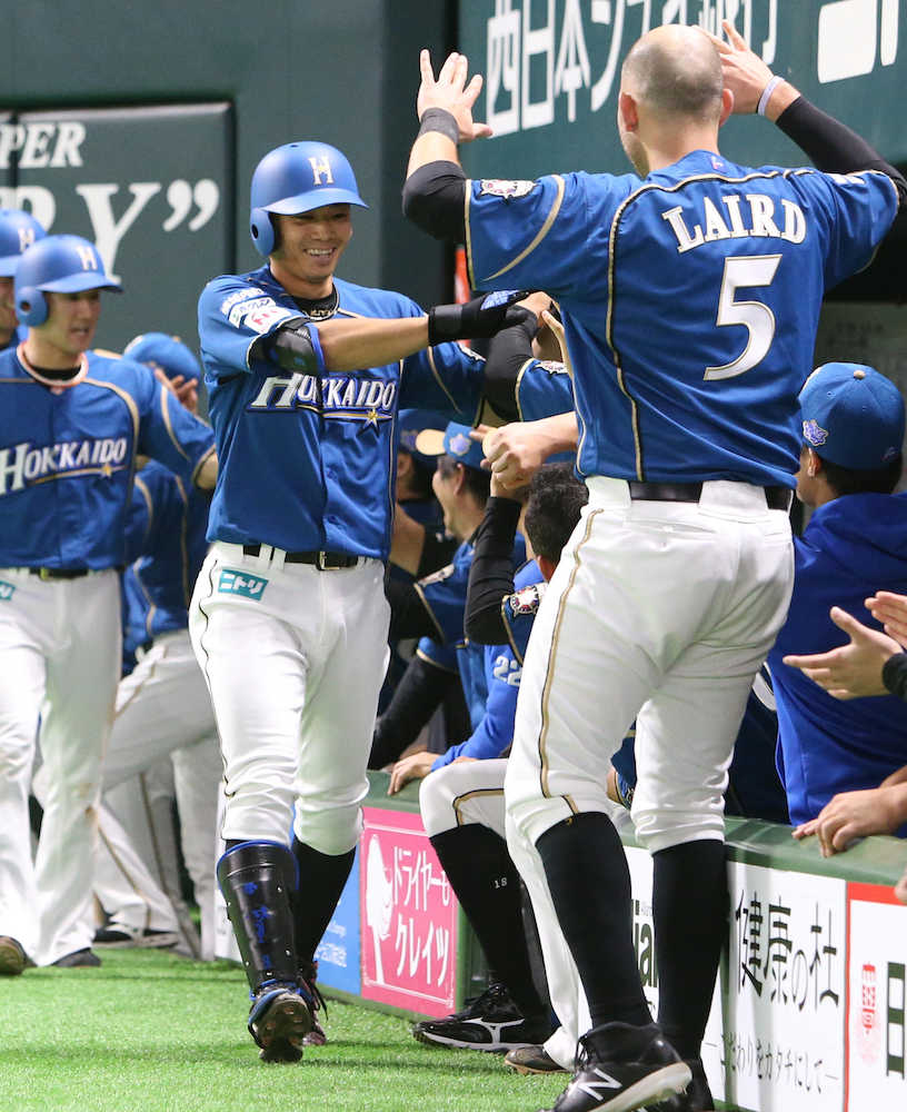 日本ハム２連勝で２位浮上 中島卓也が本人びっくりの逆転満塁弾 スポニチ Sponichi Annex 野球