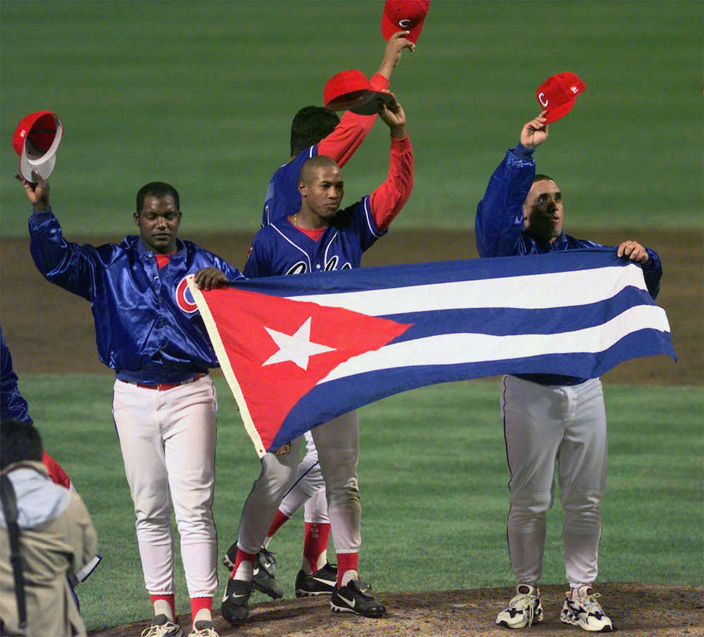 １９９９年のキューバ代表（ＡＰ）