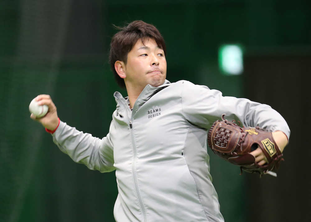 【画像・写真】広島・大瀬良　長野に「僕がどう見えていたか聞いてみたい」