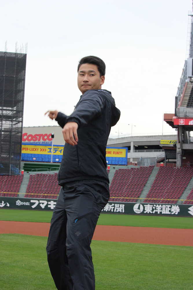 【画像・写真】広島、ドラ５島内に佐々岡コーチ高評価「球の出所見えづらい」