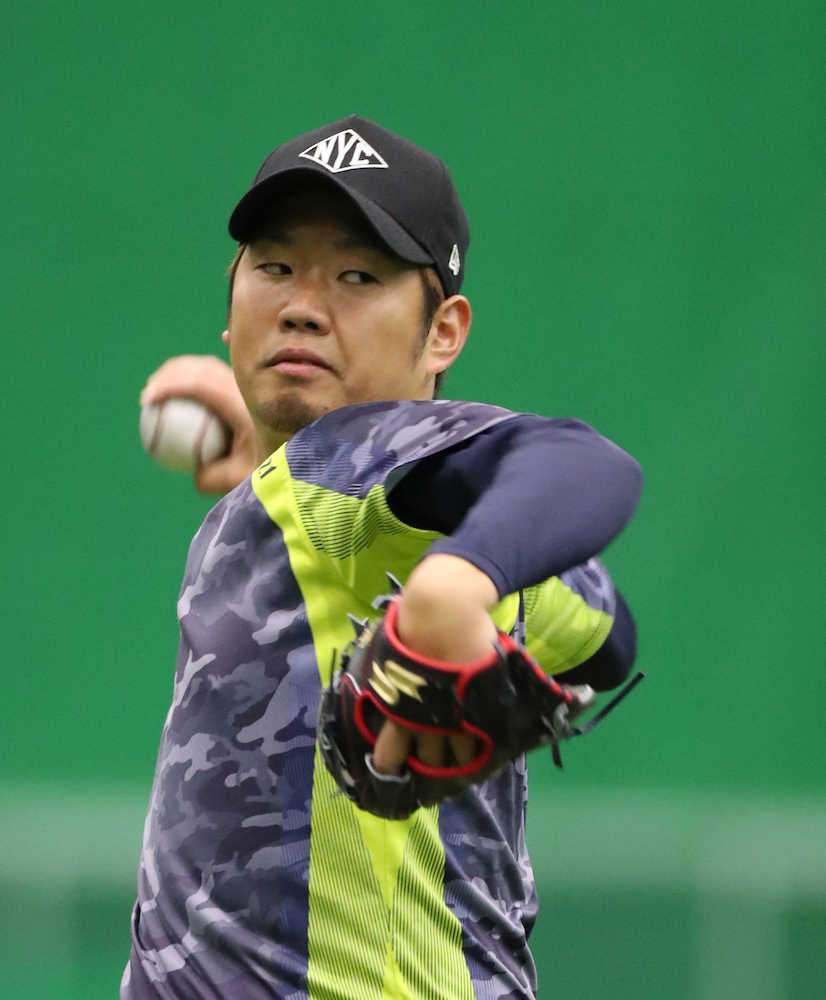 【画像・写真】阪神・西、巨人・菅野と投げ合い意欲　４年連続合同トレ「しっかり結果に」