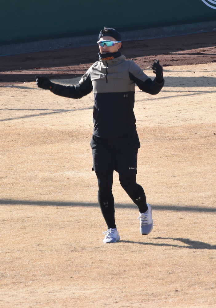【画像・写真】巨人・吉川尚、二塁レギュラー争いへ闘志「スタート大事」