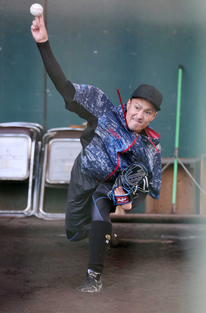 【画像・写真】秋山　右膝回復順調！術後初クイック「無理せずに」