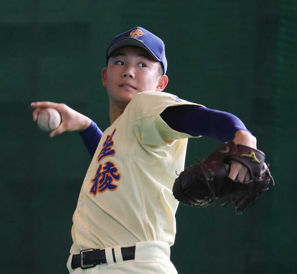 【画像・写真】星稜・奥川、石川県勢初Ｖへ「平成最後の甲子園　歴史つくる」