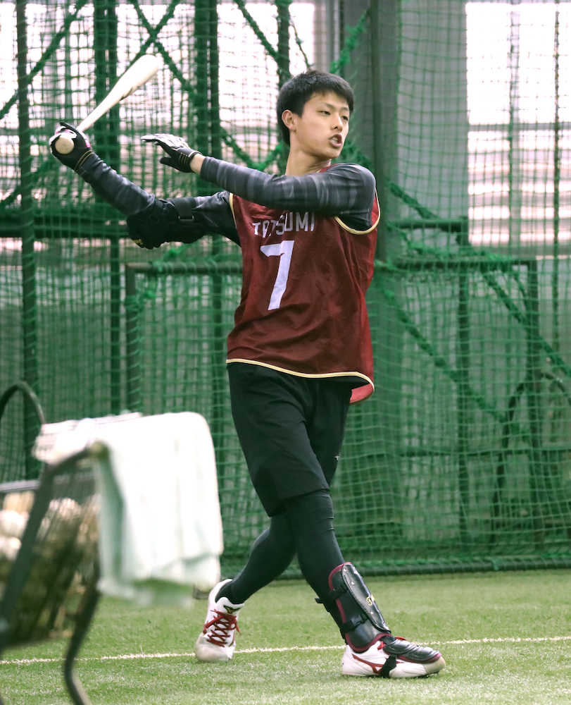 【画像・写真】楽天　辰己「新人王」再決意「一度も１軍を離れることなく、ケガなくスタメンで全試合出られるように」