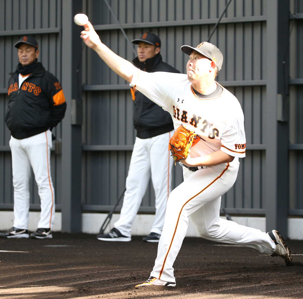 【画像・写真】巨人・山口、熱投２００球　番長から影響「やっと意味が分かってきた」　