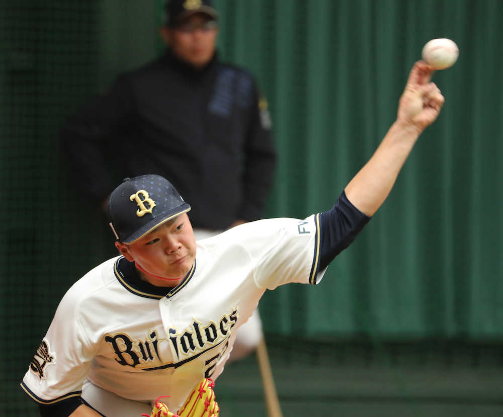 【画像・写真】オリ・ドラ４富山が“魔球”解禁　西村監督も期待「面白い」