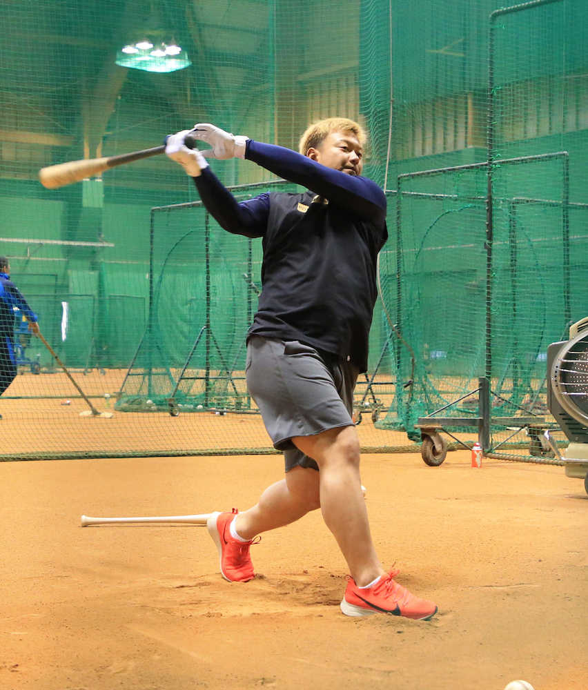 【画像・写真】西武　森　休日返上打「スイングでできる回数を増やしていきたい」
