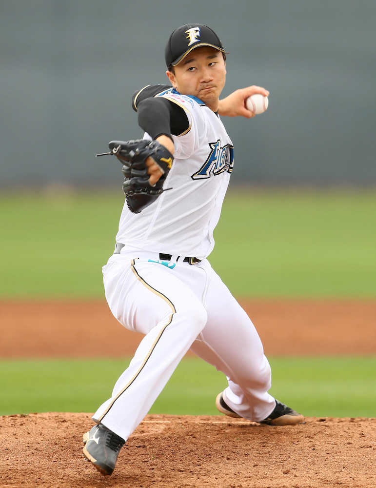 【画像・写真】日本ハム　宮台　２回無失点もあの１安打が「やっぱり悔しい」