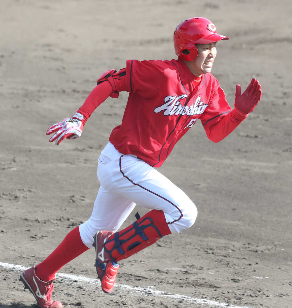 【画像・写真】広島ドラ１小園　沖縄２次キャンプ決定！恩師の前で３タコも前向き