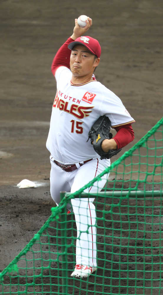 【画像・写真】元稀勢激励に応える！美馬　右肘手術後初フリー打撃登板
