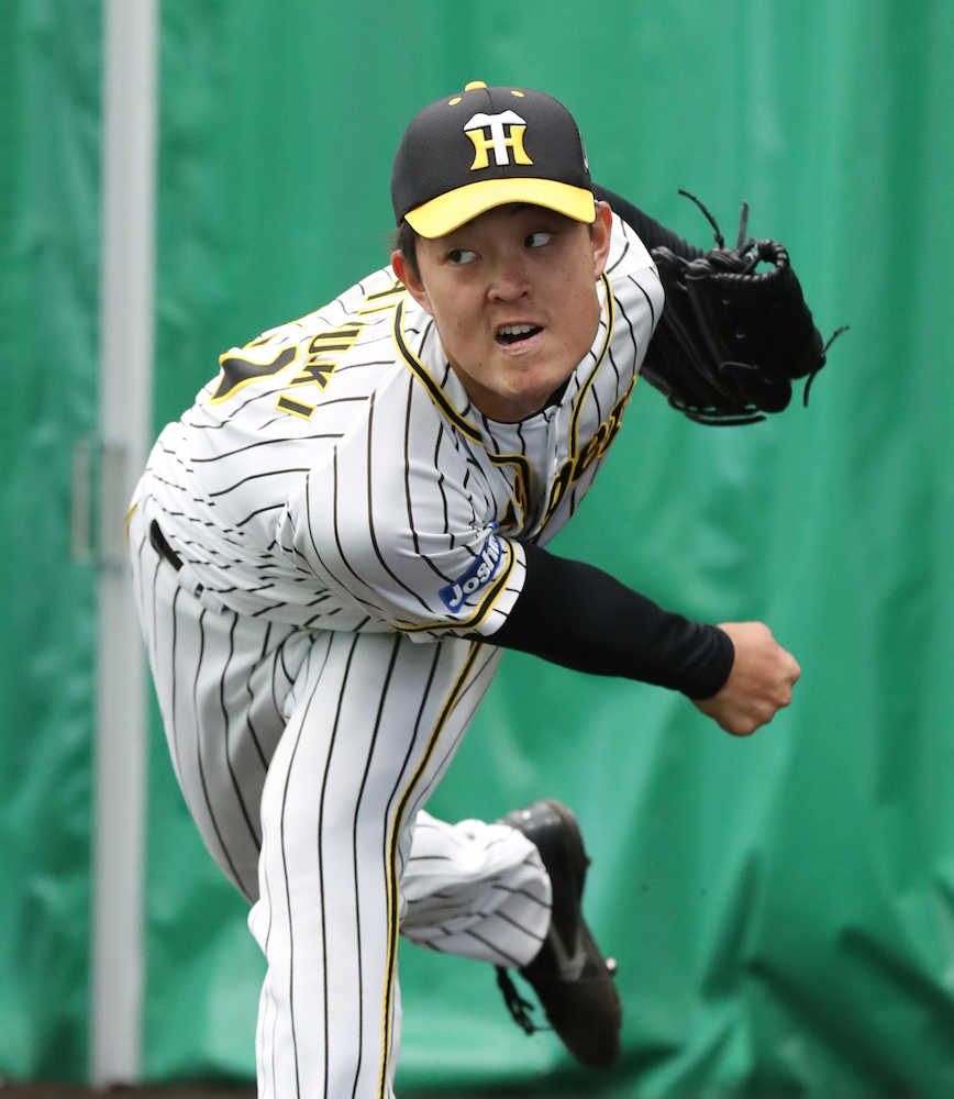 【画像・写真】阪神・望月“開幕投手”で逆襲！１４日楽天戦先発へ　開幕ローテへ背水
