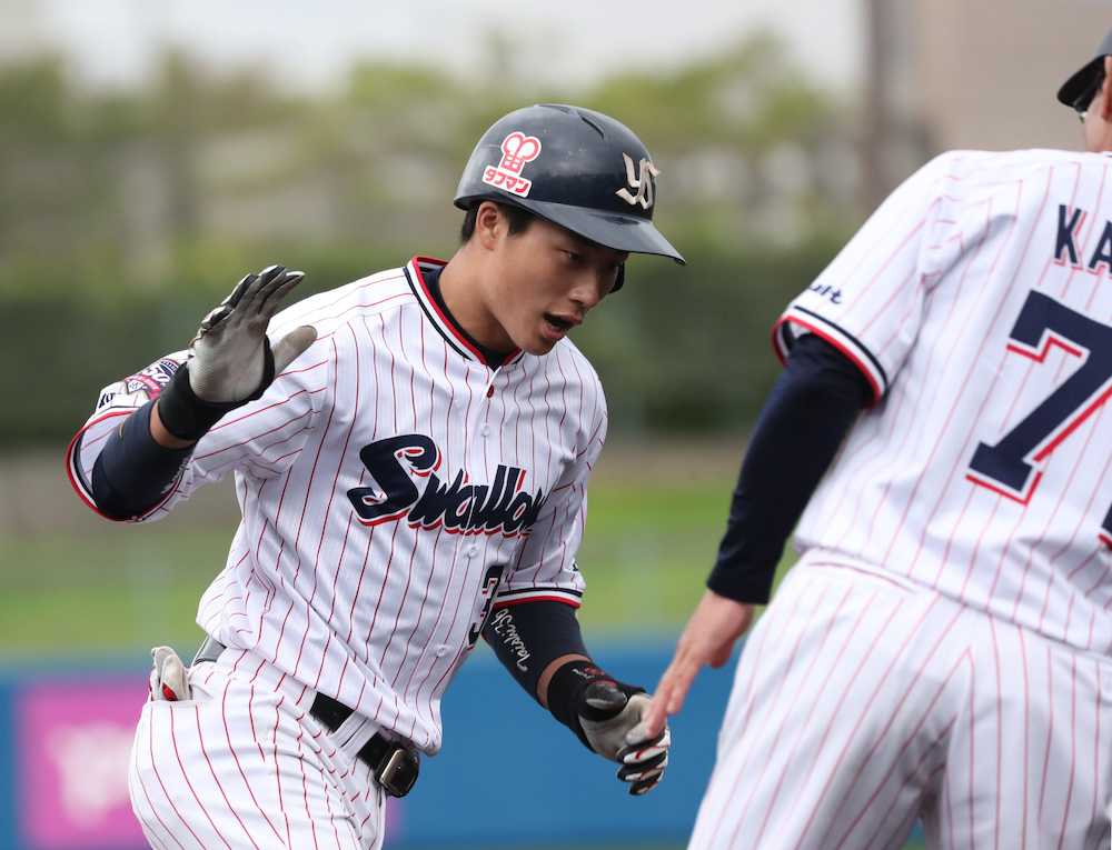 【画像・写真】ヤクルト　広岡３ラン＆満塁弾など若手野手陣が大暴れ