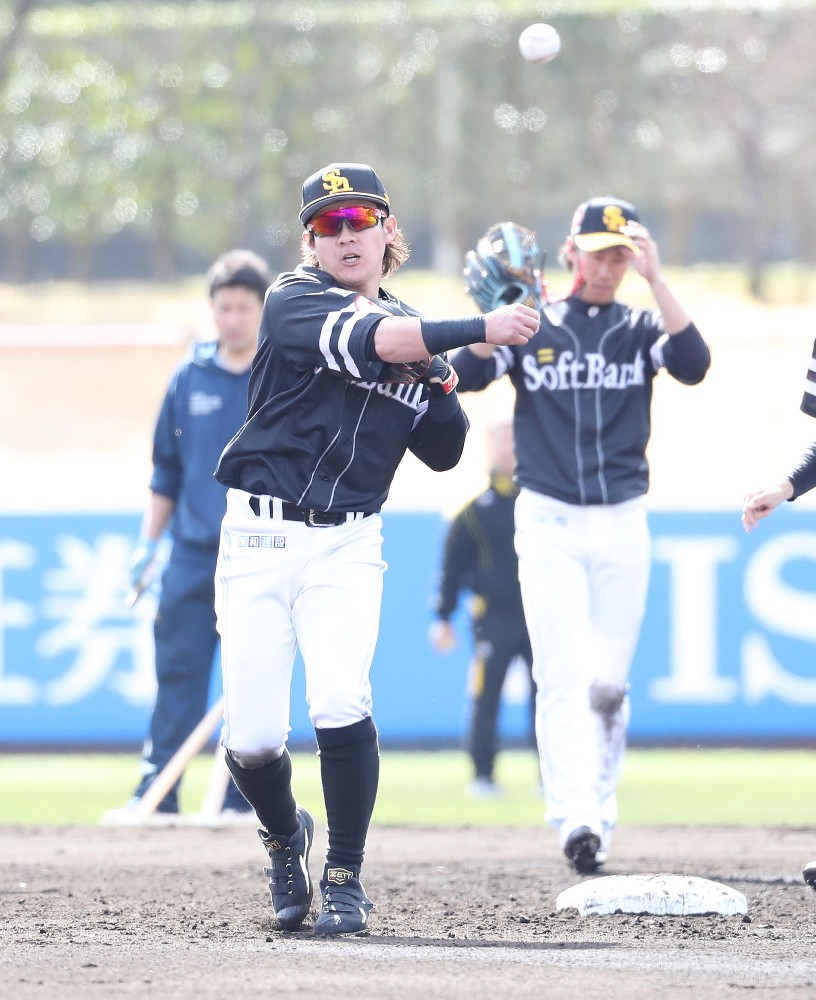 【画像・写真】ソフトＢ牧原　具体的な数字目標を掲げない理由　まずは定位置奪取に火花