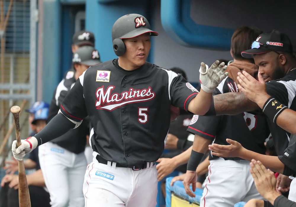 【画像・写真】成長示した！ロッテ安田　スコアボード直撃１３０メートル２ラン