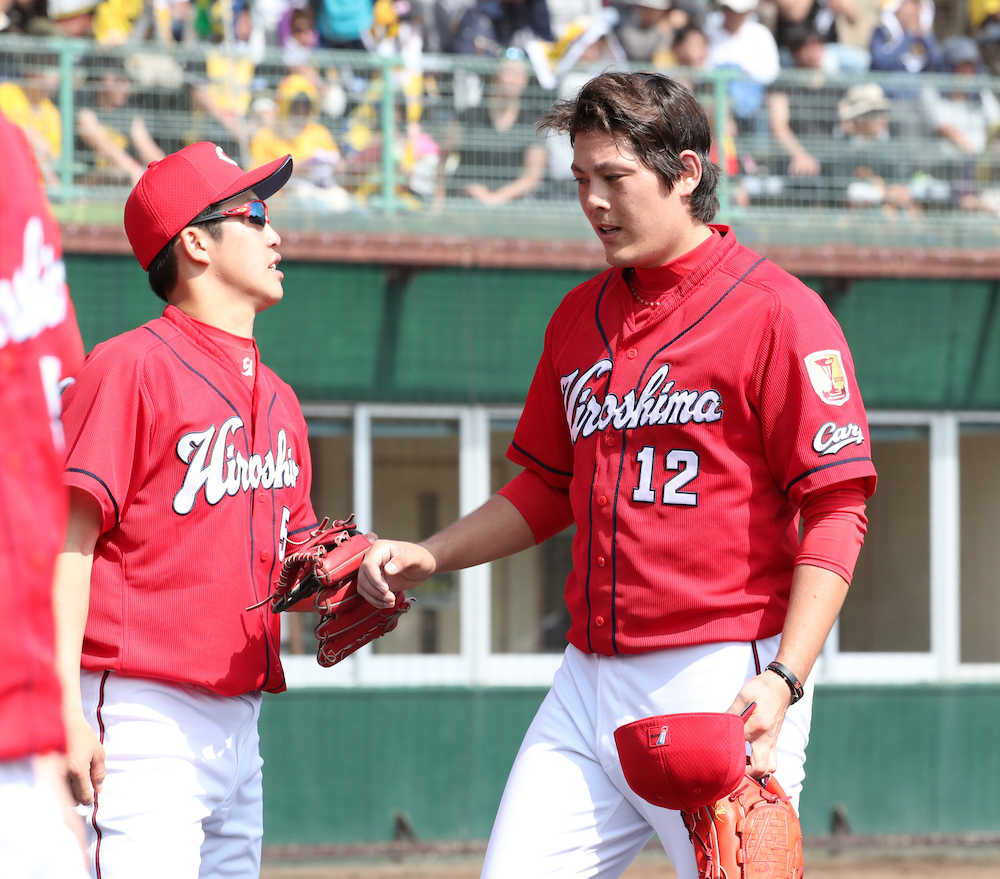 【画像・写真】広島　先発の九里２回２失点…初回に３与四球「反省すべき点を修正していきたい」