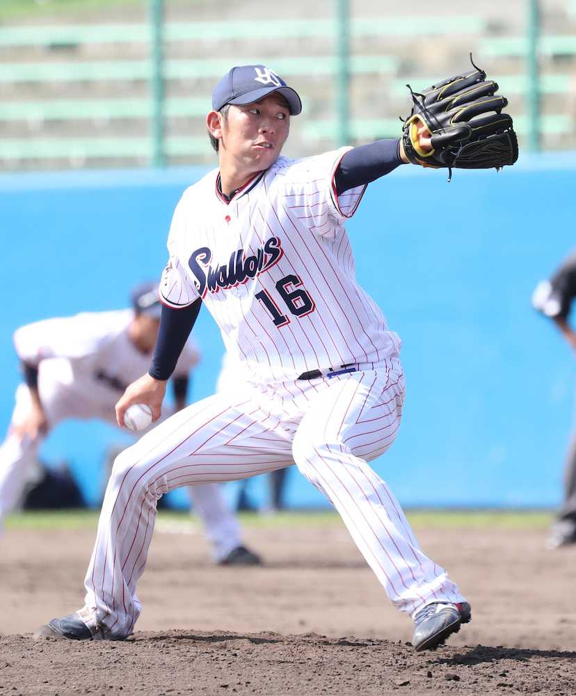 【画像・写真】ヤクルト樹理、新フォークで４Ｋ　２回無安打で開幕ローテ前進