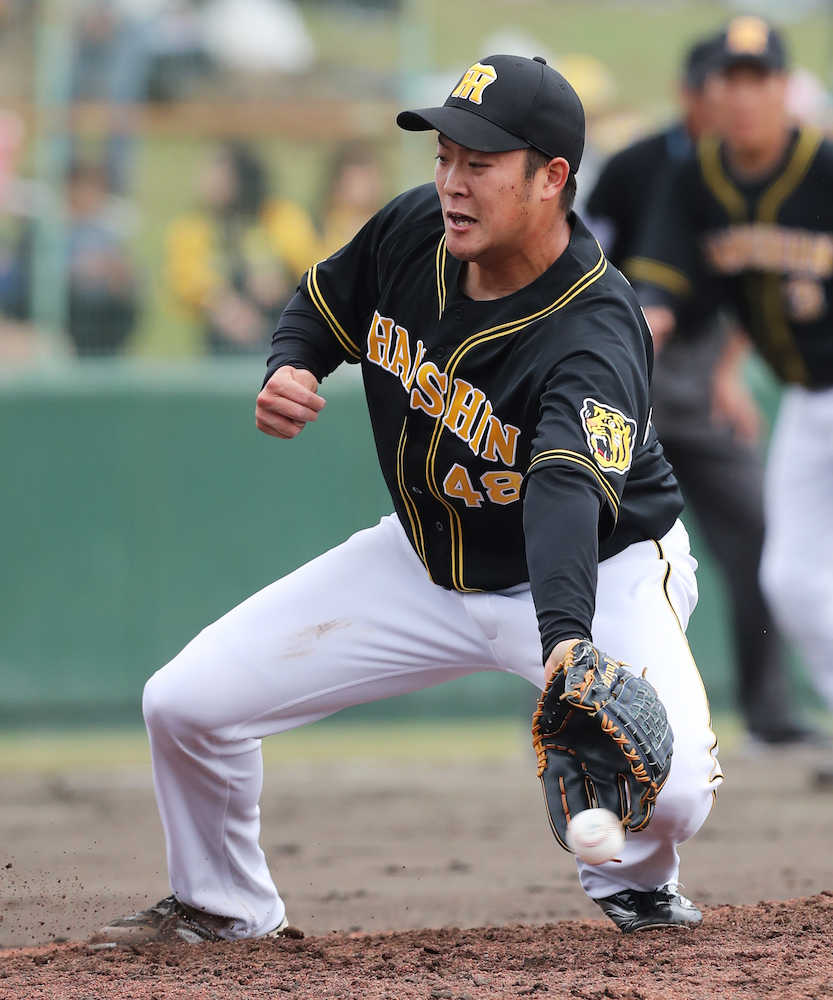 【画像・写真】阪神　ドラ４斎藤　無失点デビュー「内容がどうこうより、結果的に０点　良かったです」