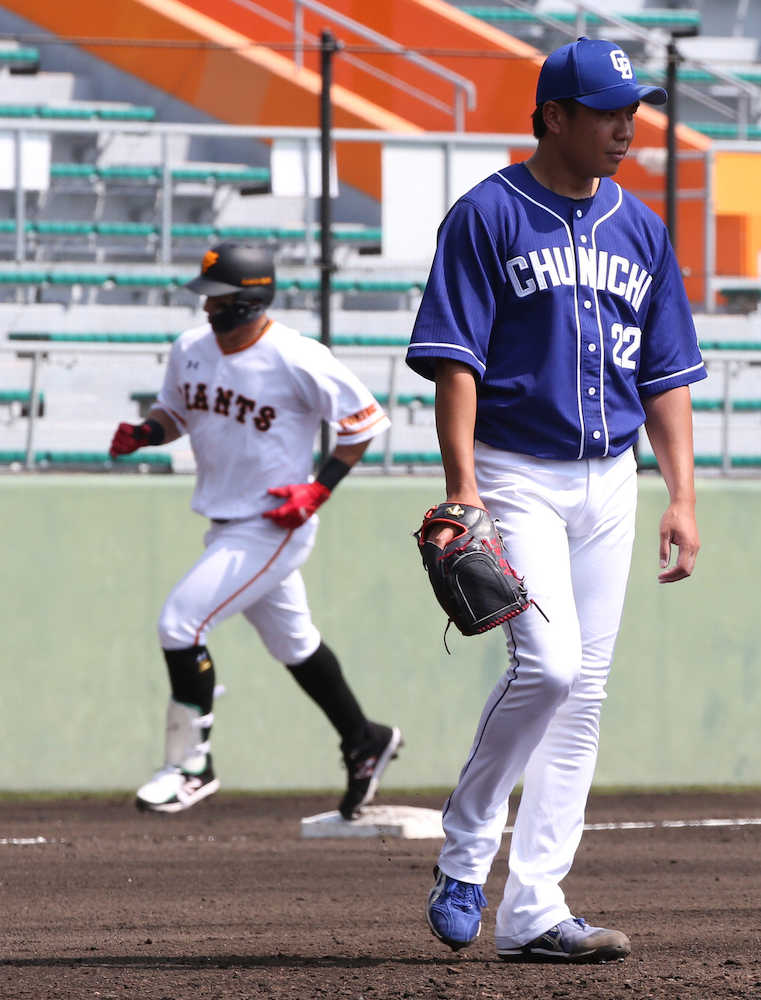【画像・写真】直球に手応えも…中日・大野　元同僚ゲレーロに３ラン被弾「印象悪い」