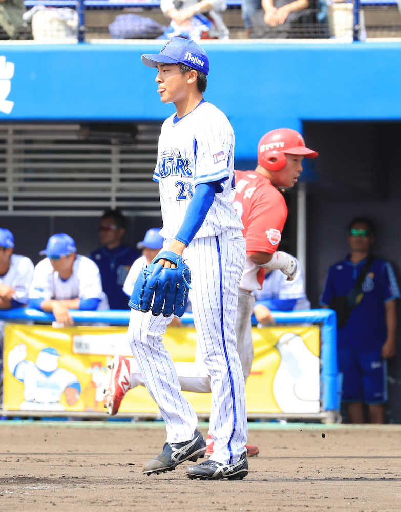 【画像・写真】ＤｅＮＡドラ４勝又、１死も取れず５失点…制球定まらずホロ苦初陣「話にならない」