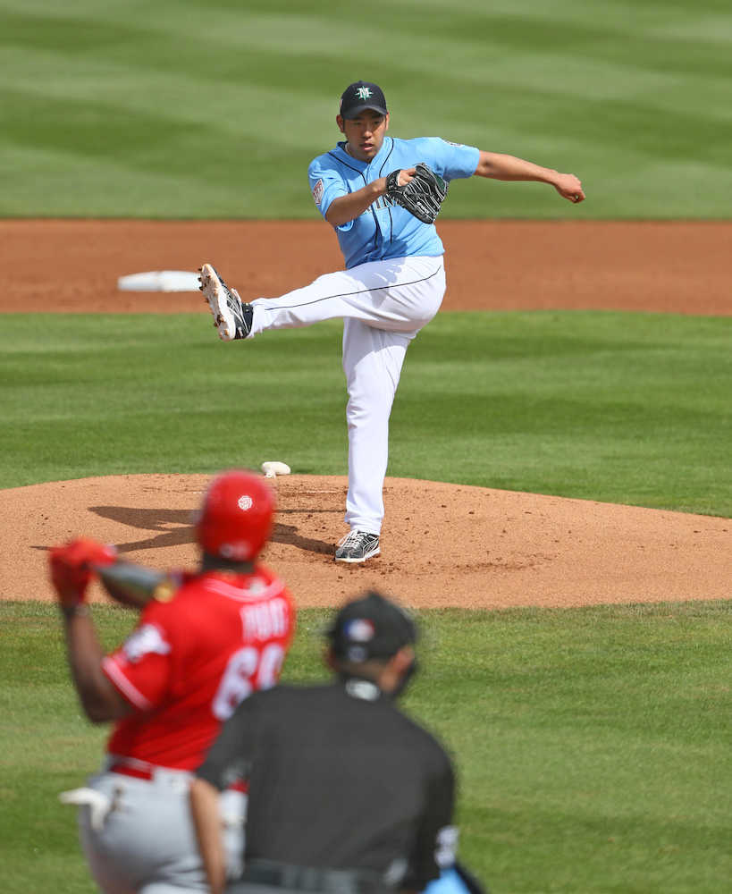 【画像・写真】雄星、衝撃の実戦デビュー！メジャー強打者を斬り斬り舞い