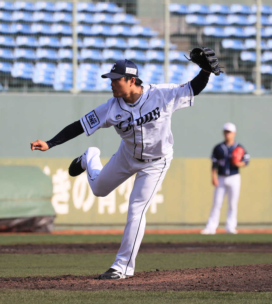 【画像・写真】西武ドラ１松本航が奪三振ショー　３回６Ｋも「あまり意識しないように」