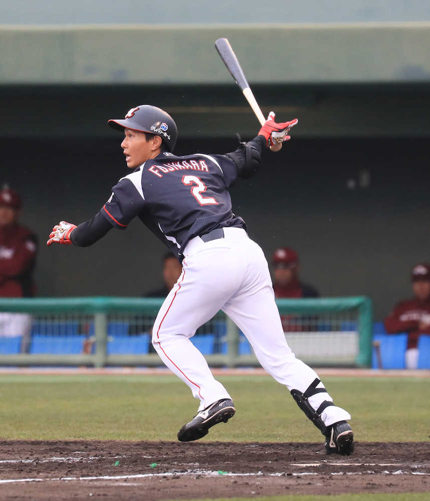 【画像・写真】ロッテ藤原３戦ぶり安打にホッ「少しずつ芯に近づいている」