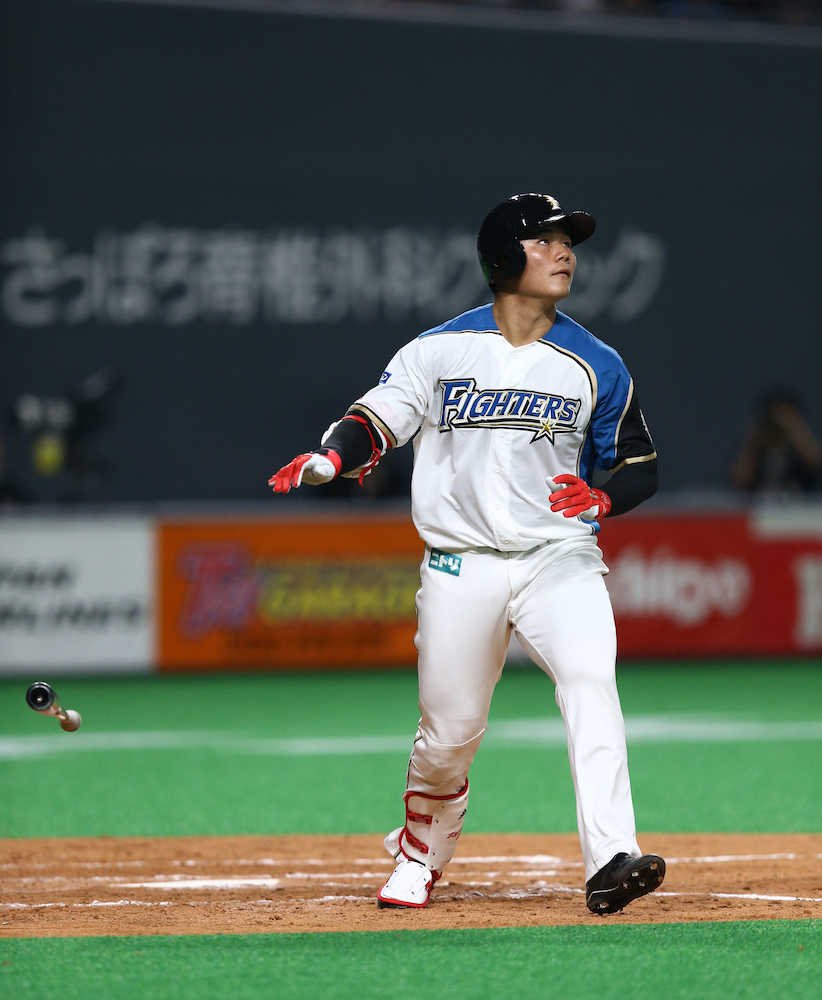【画像・写真】清宮、左攻略１号！昨季は７本中ゼロ　侍流特打の効果発揮「打球違った」