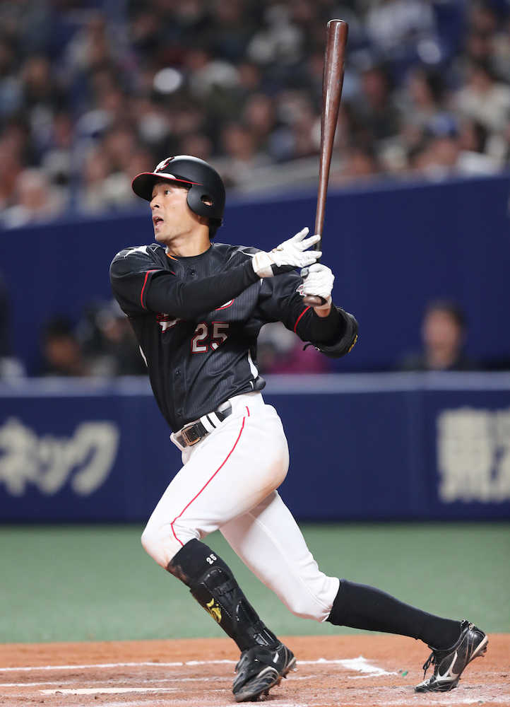 【画像・写真】ロッテ外野バトル激化　荻野、角中合流前に…岡＆藤原がバットでアピール