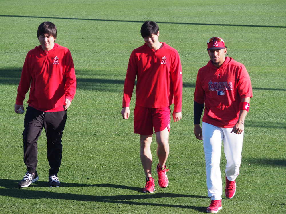 【画像・写真】大谷　順調な調整　３日連続「ソフトトス」