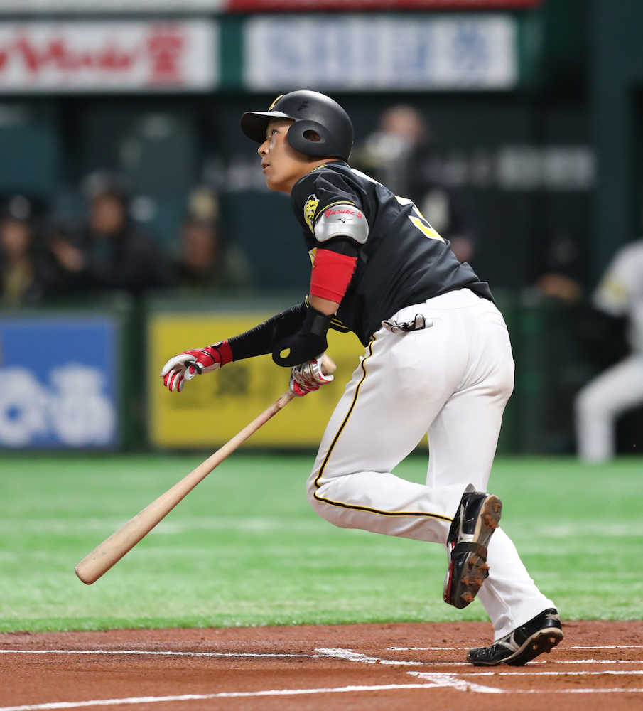 【画像・写真】阪神　大山　ＯＰ戦１号弾「一発で仕留められたのは良かった」