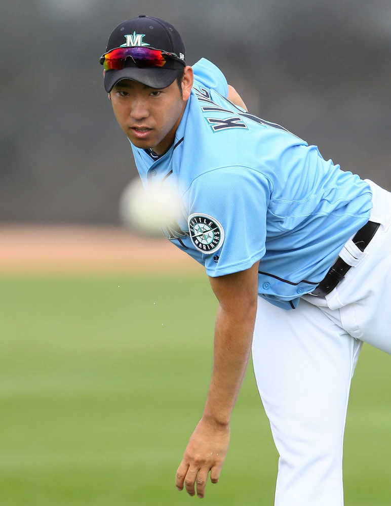 【画像・写真】雄星、チェンジアップの握りを試行錯誤「しっくりくるのを探してる」