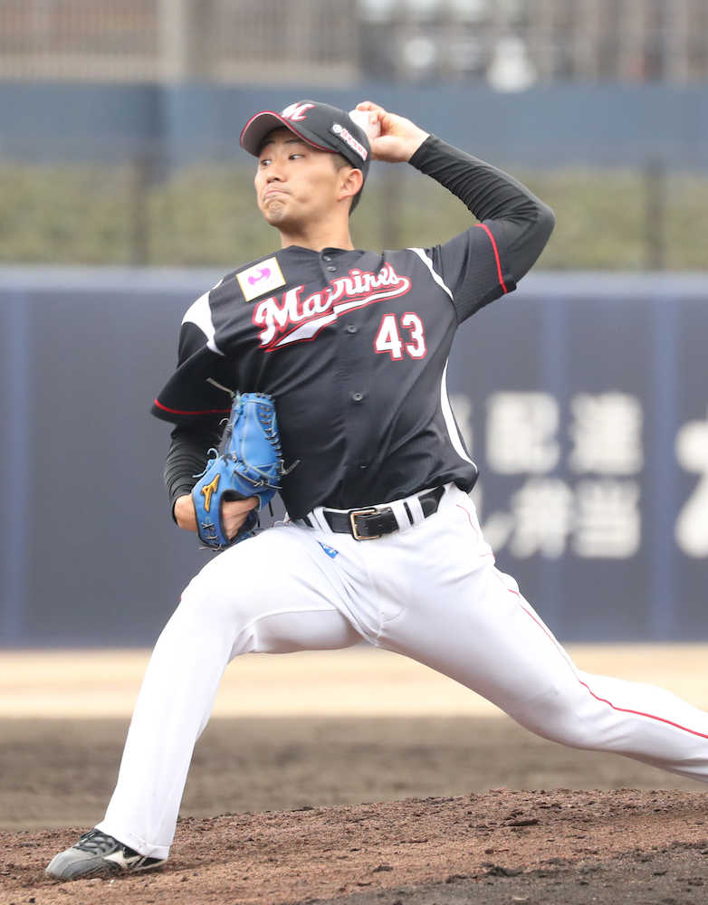 【画像・写真】ロッテ・ドラ３小島“誤名返上”好投　“本家”ばりキレ味「オジマだよっ！」