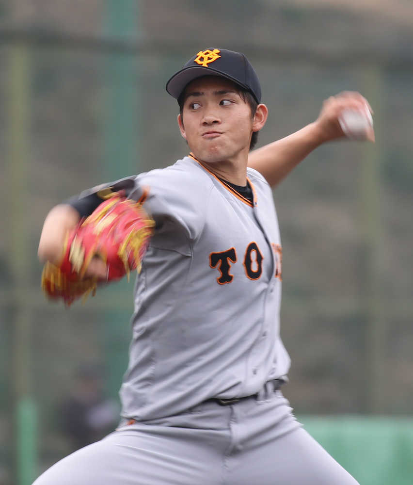【画像・写真】巨人ドラ１高橋“プロ初勝利”も制球難反省「自分で自分を苦しめた」