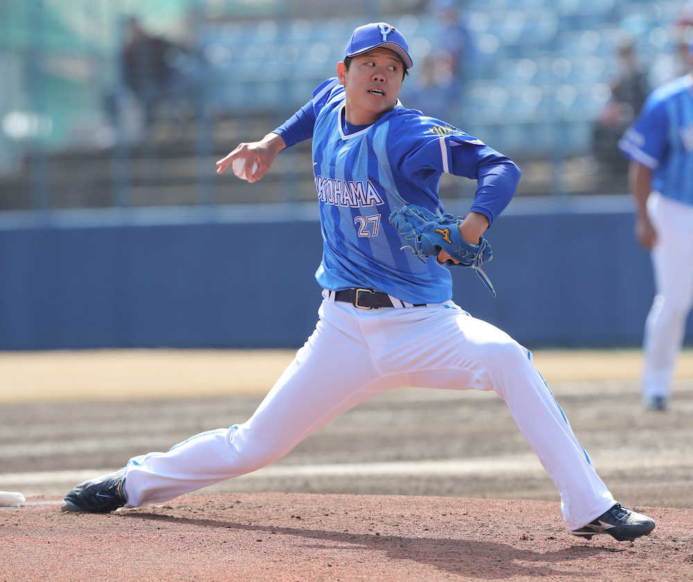 【画像・写真】ＤｅＮＡドラ１・上茶谷　４回パーフェクト！開幕ローテに大きく前進