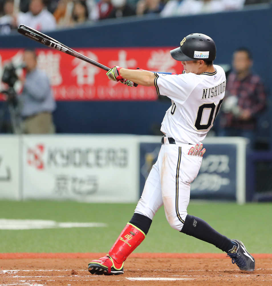 【画像・写真】高卒２年目のオリックス西浦、菅野相手に３ラン含む４打点　西村監督ハッパに応えた