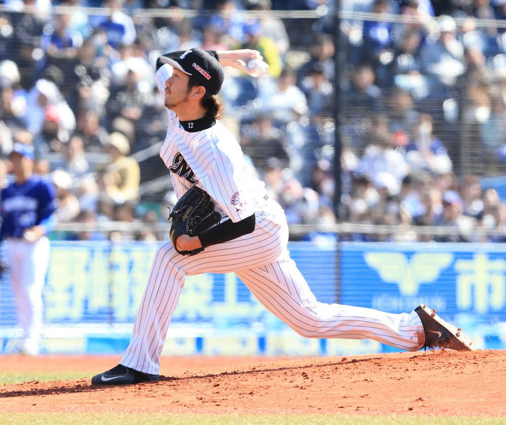 【画像・写真】ロッテ石川　「本拠地仕様」で４回１安打１失点「変化球の感触もよかった」