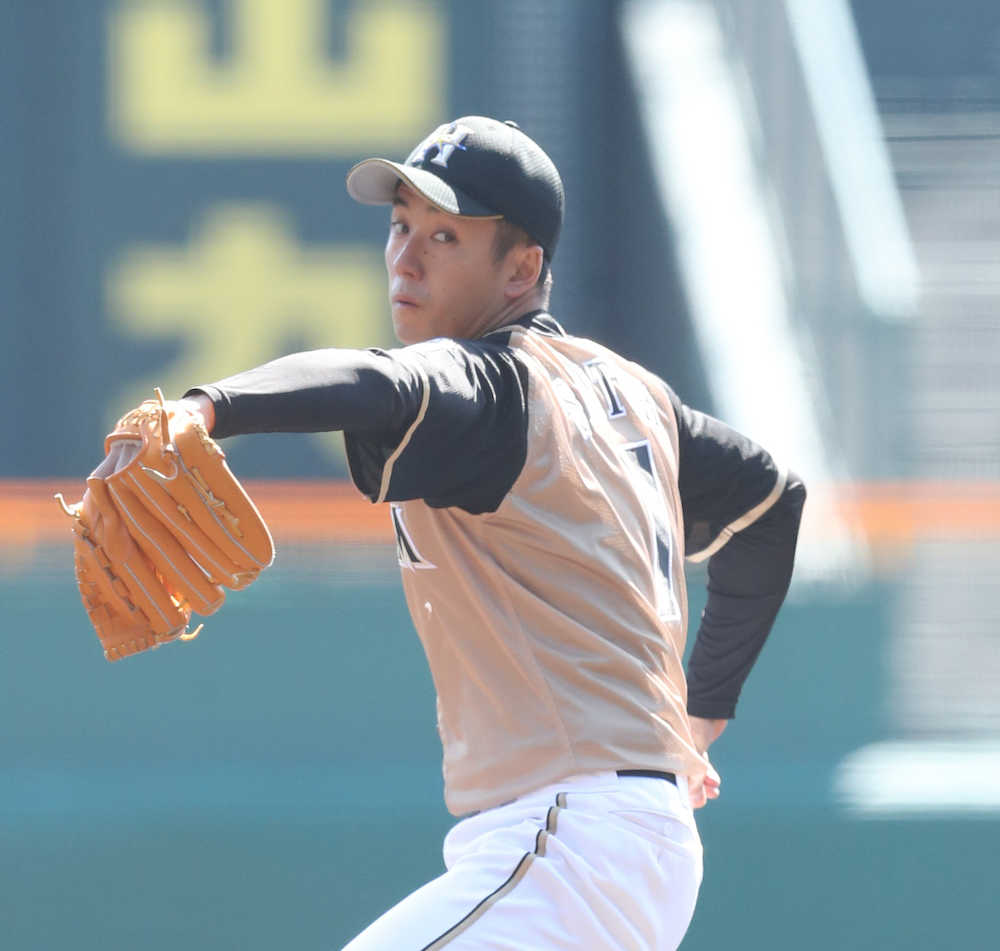 【画像・写真】日本ハム・斎藤、甲子園で好投　指揮官の狙い、球団の親心こもる背番号「１」