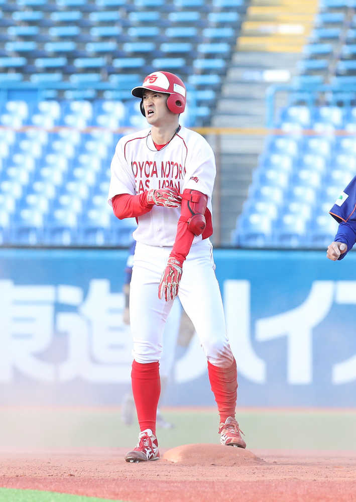 【画像・写真】【スポニチ大会】トヨタ自動車東日本　初出場初勝利ならず　大谷兄・龍太のソロも空砲