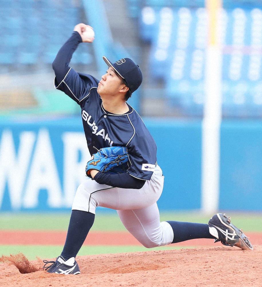 【画像・写真】SUBARU成田　タイブレーク1回2/3無失点　最速148キロ力投