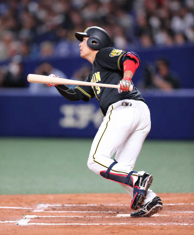 【画像・写真】阪神・大山4番復帰弾！侍で死球交代も「痛いと言っていられる立場じゃない」