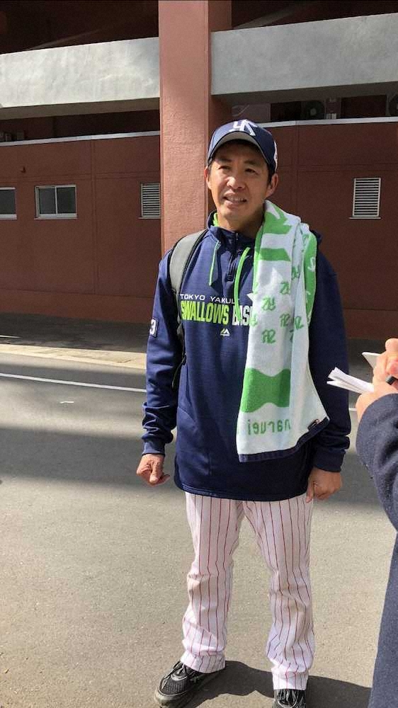 【画像・写真】ヤクルト　五十嵐が1軍合流、16日巨人戦で古巣復帰後初の神宮