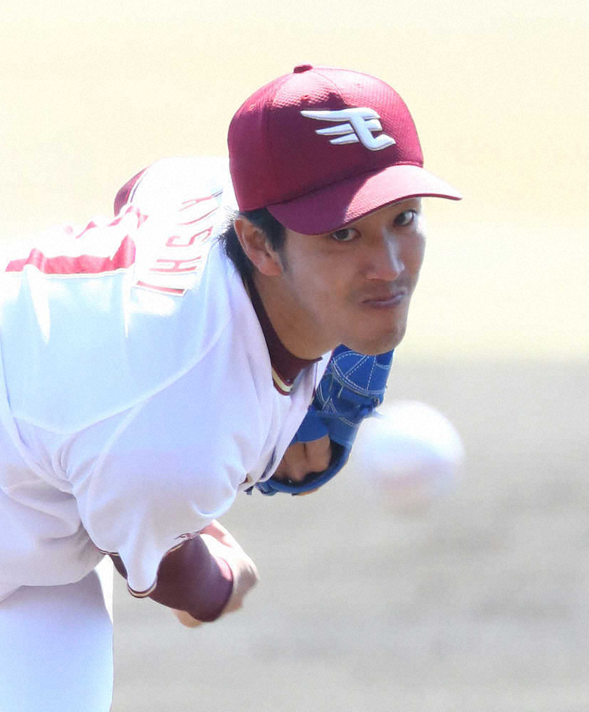 【画像・写真】楽天開幕投手の岸、安定の7回86球2失点　連打浴びるもすぐ修正