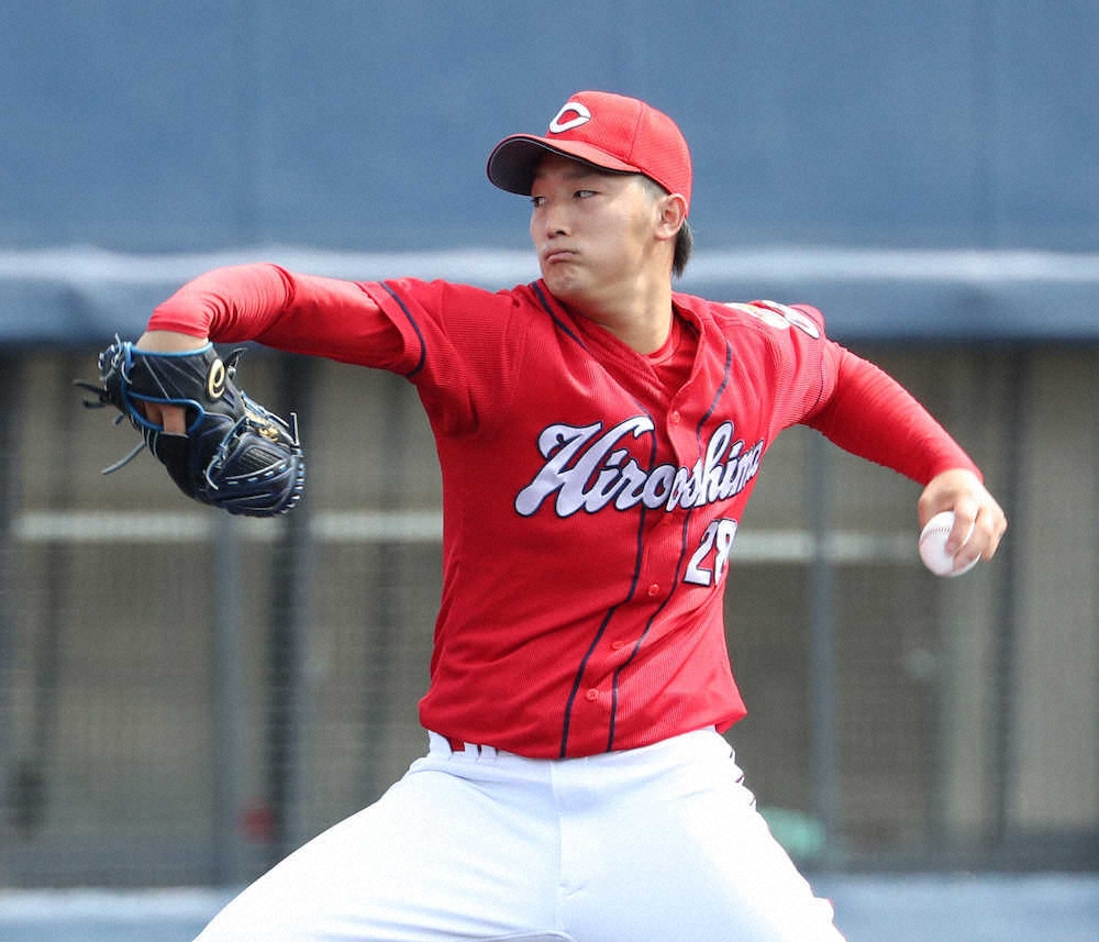 【画像・写真】広島　床田、5回2失点　初回被弾も修正　佐々岡コーチ及第点