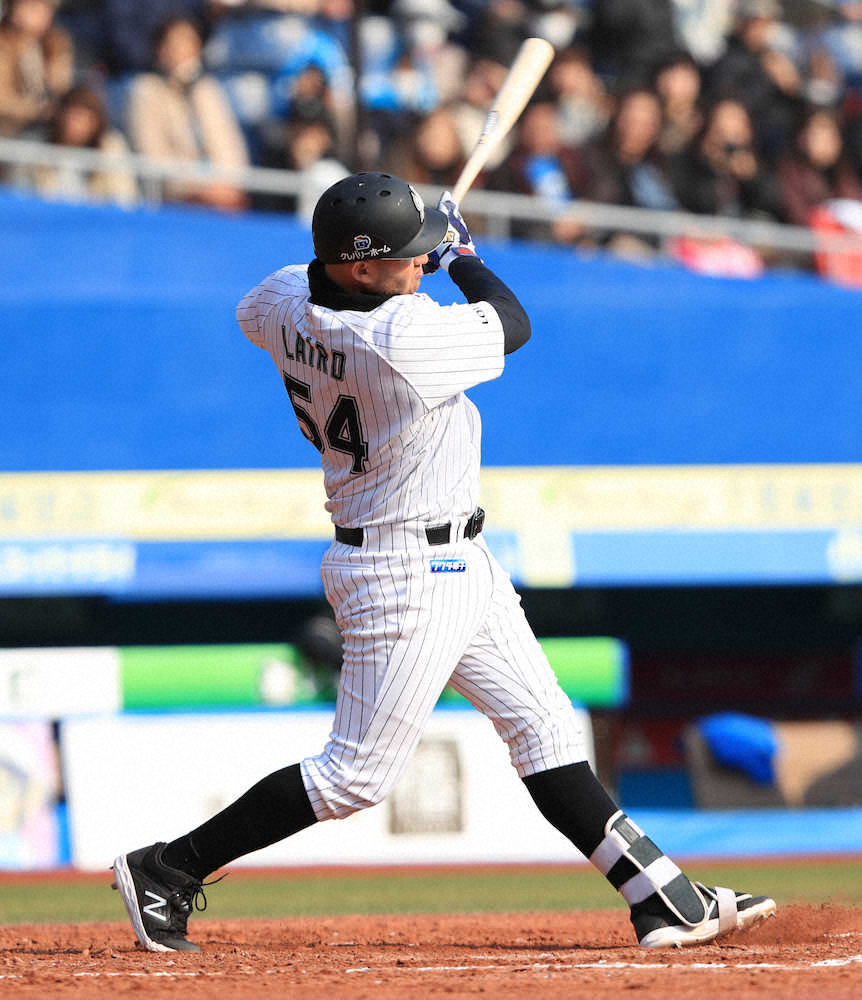 【画像・写真】ロッテ・レアード　古巣戦で移籍後初本塁打、握りネタは「うに」