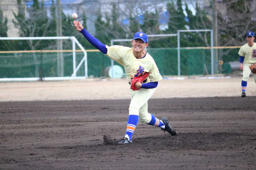 【画像・写真】星稜・奥川、練習試合で7回無失点「緊張感高まってきた」