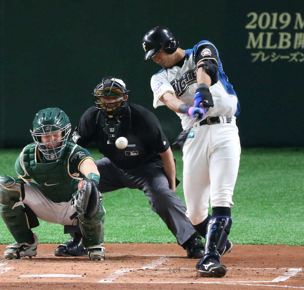 【画像・写真】アスレチックス　日本ハムに快勝　金子は4回9Kの快投披露